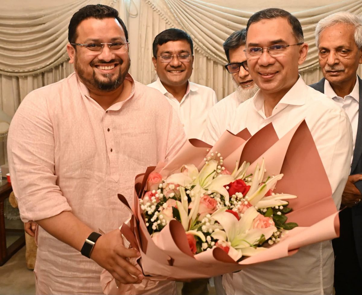 Barrister Mir Helal with Tarique Rahman